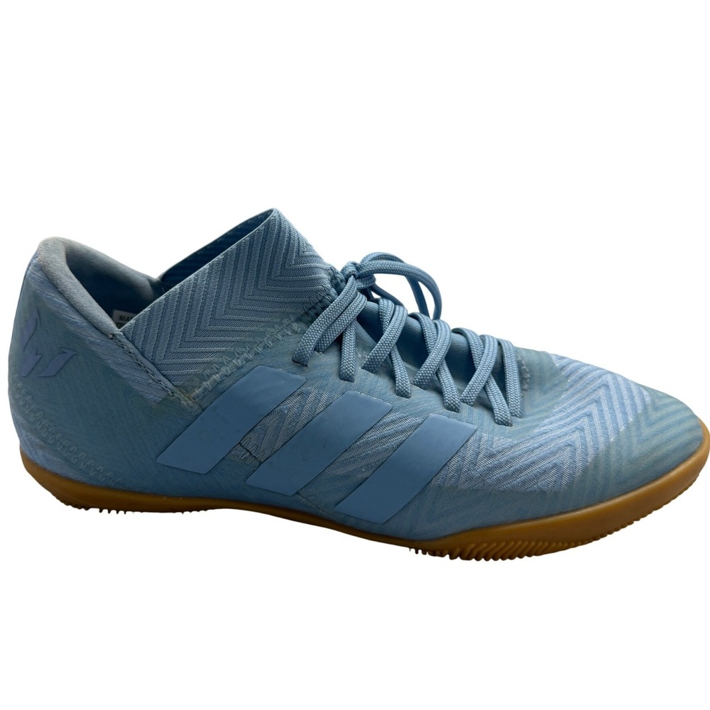 Adidas Nemeziz Messi 18.3 Indoor Soccer Shoes Light Blue DB2391 Mens 3 Women 4.5